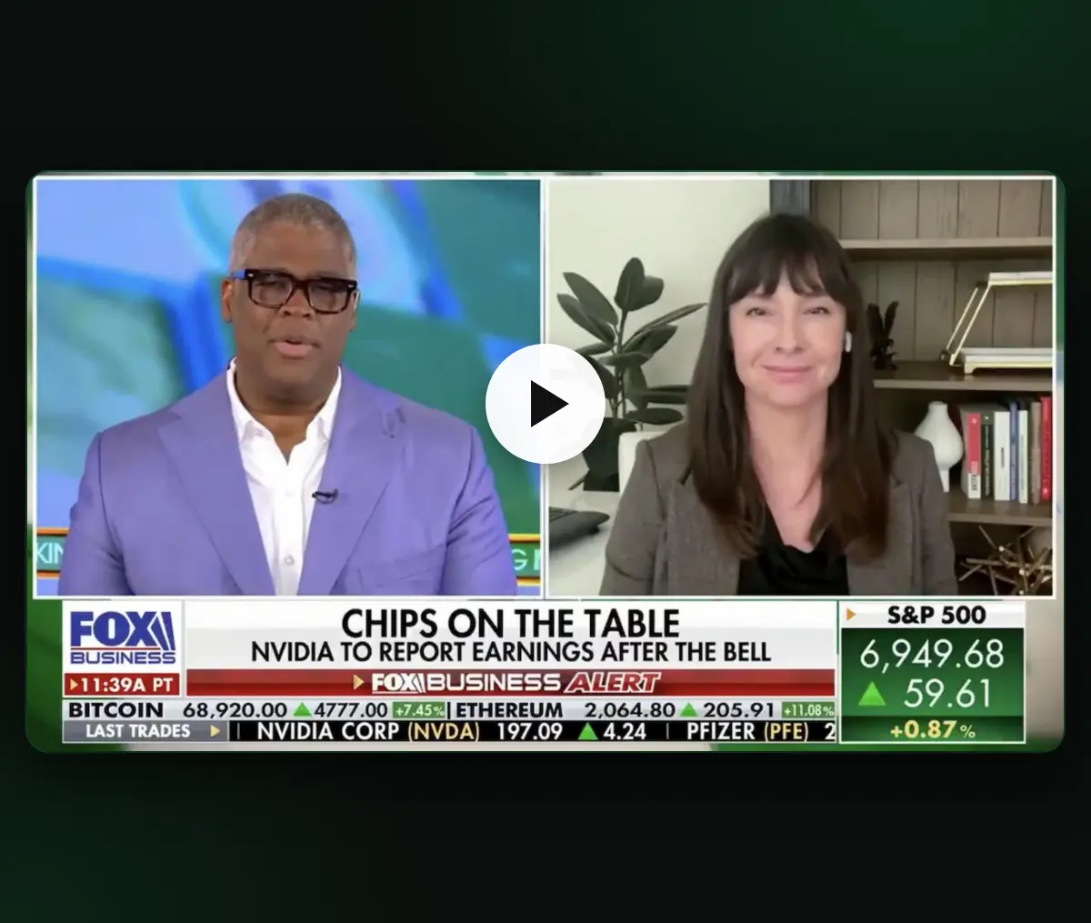 Beth Kindig, I/O Fund Lead Tech Analyst, discusses Nvidia earnings and AI chips in a Fox Business interview