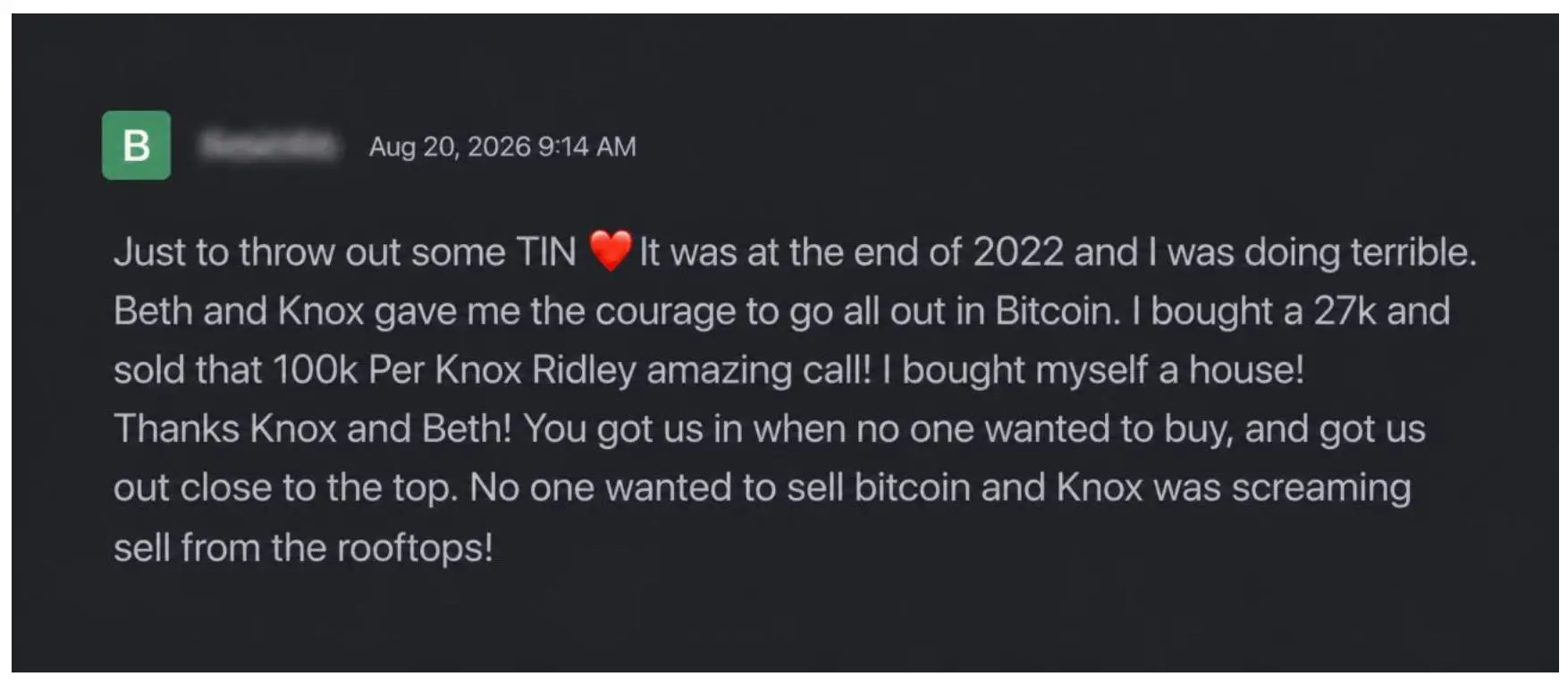IO Fund review posted on the Seeking Alpha forum on August 20, 2026, discussing Bitcoin investment outcomes following market guidance.